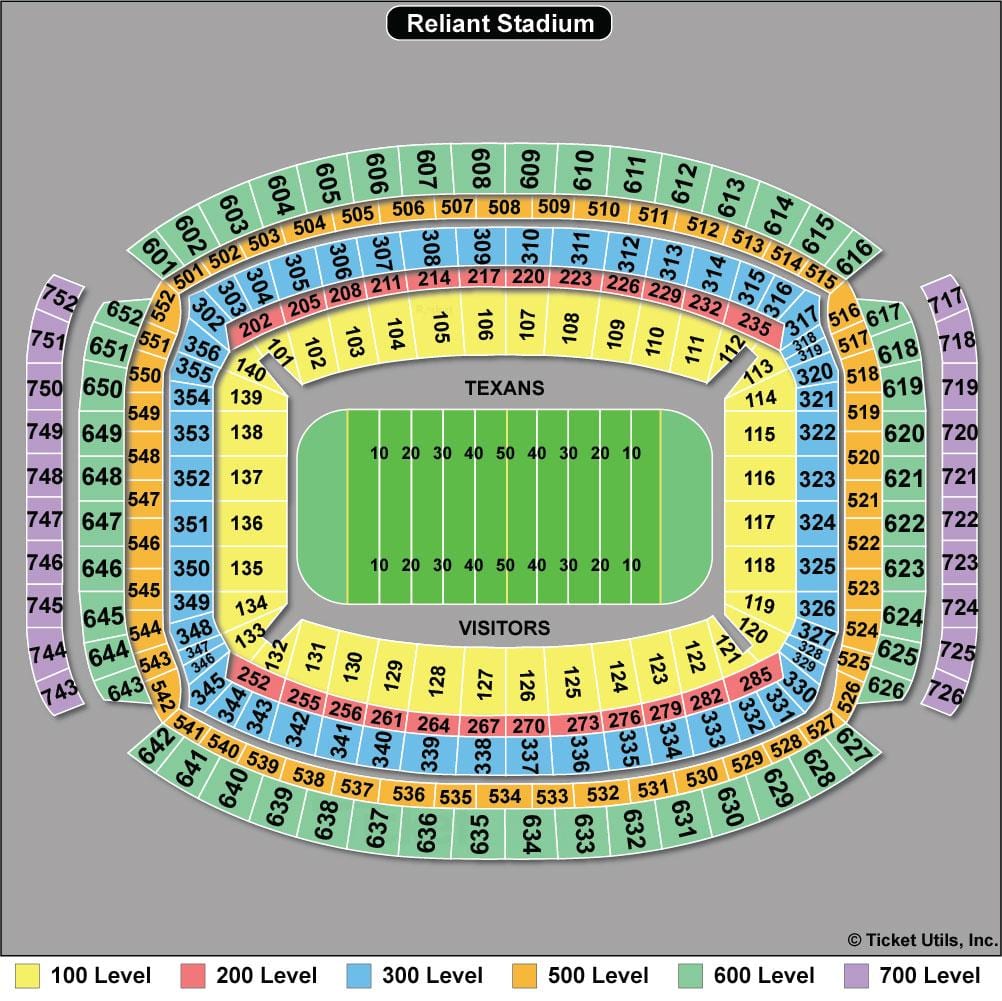 Houston Texans seient mapa