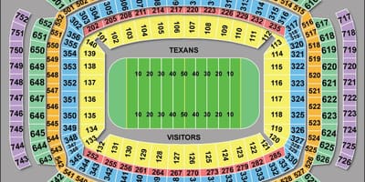 Houston Texans seient mapa