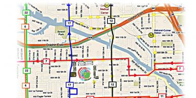 Houston autobús mapa de rutes