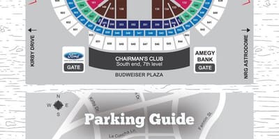 Houston Rodeo mapa seients