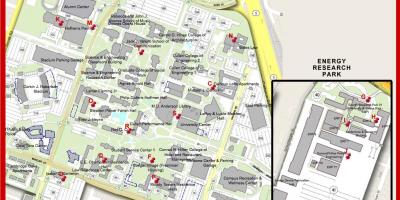 Mapa de la universitat de Houston